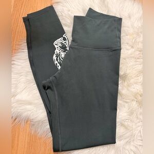 Darc Sport Black Leggings with White Graphic